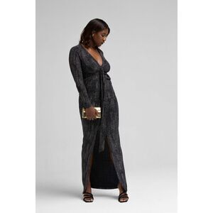 NWT woman’s MARCIANO glittery THE PARIS EVENING maxi front slit DRESS sz xs